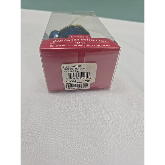 RARE Macy's Thanksgiving Day Parade Harold The Policeman Christmas Ornament - Picture 6 of 16